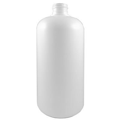 Bouteille ronde Boston en PEHD blanc 24/410 de 500 ml SKU:BSB-075