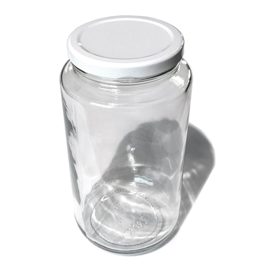 750ml Clear Glass Jar with Cap SKU:BSJ-009