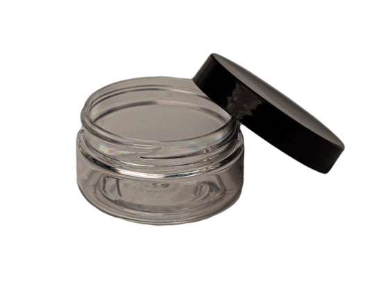 2oz Clear PET Jar 58/400 with Cap | SKU: BSJ-012