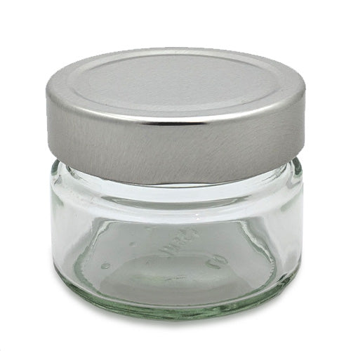 150ml Ergo Glass Jar with 70mm Metal Cap | SKU:BSJ-028