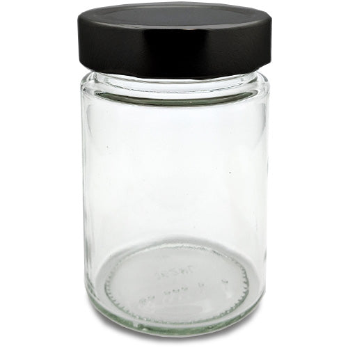 630ml Ergo Glass Jar with Metal Cap | SKU: BSJ-046