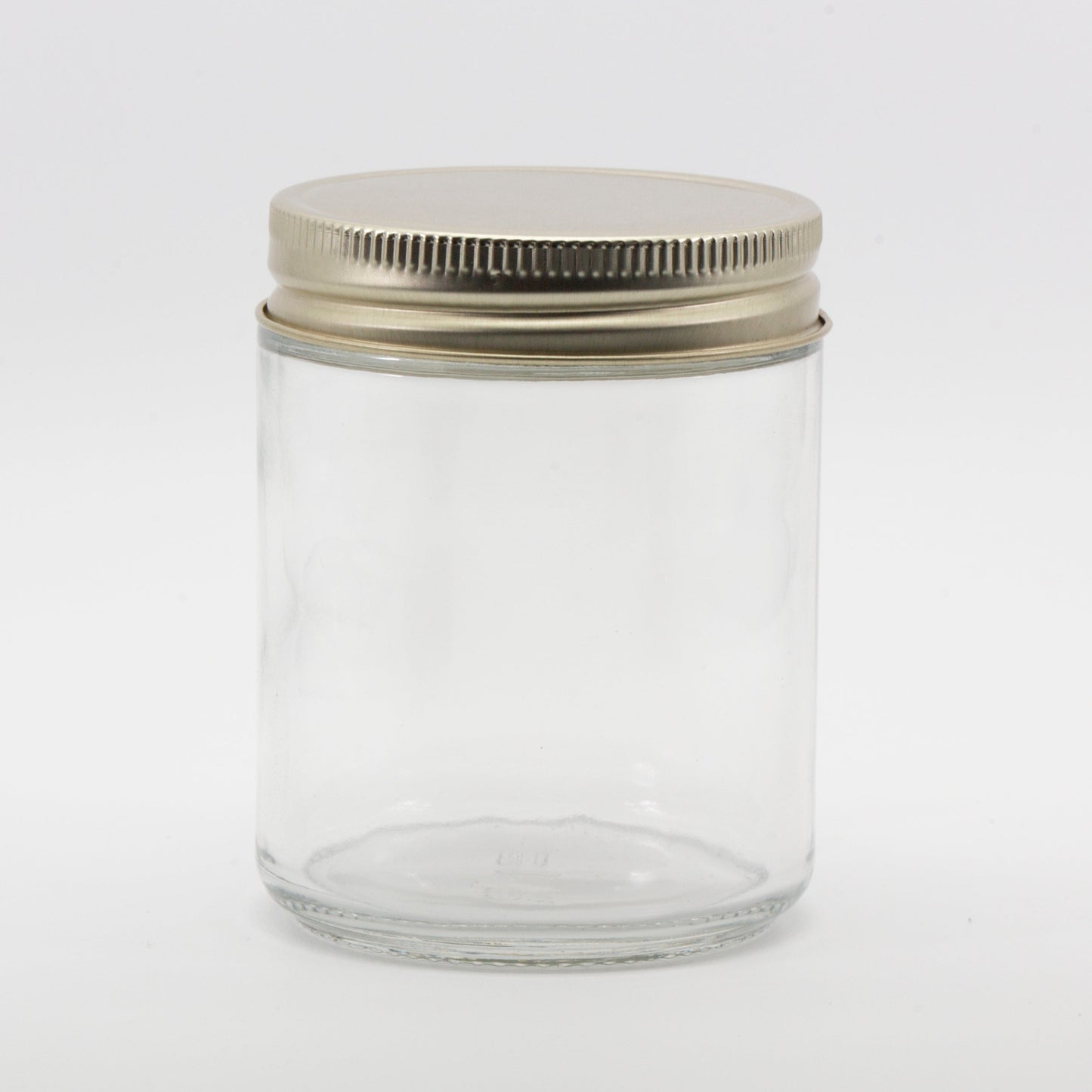 Bocal en verre transparent de 8 oz 70/400 SKU:BSJ-036