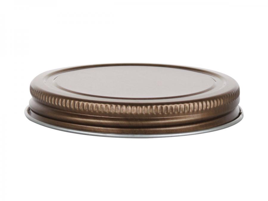 70/400 Copper Bronze Metal Lined Cap, used for cosmetic and food and beverage packaging, by Bottle Source Corporation.