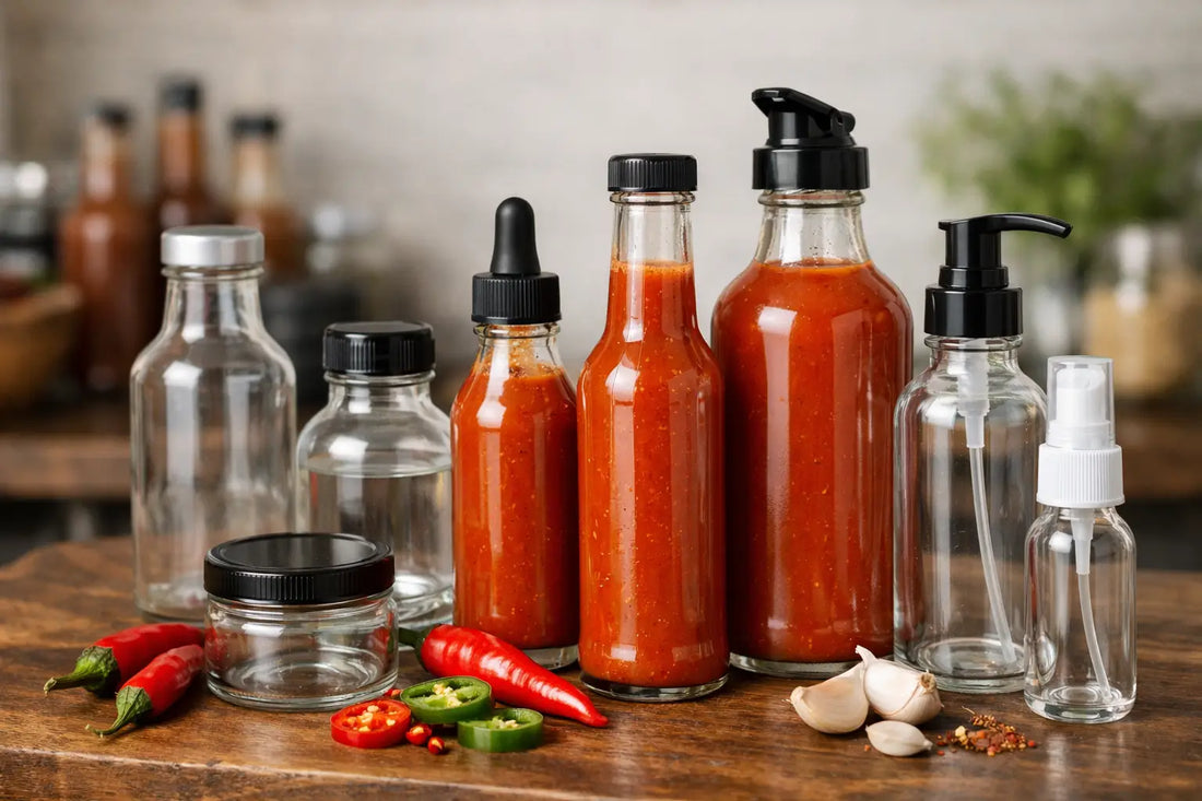 Choosing Glass Bottles for Hot Sauce
