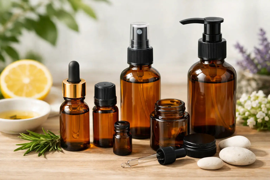 Choosing Amber Glass Bottles for Essential Oils