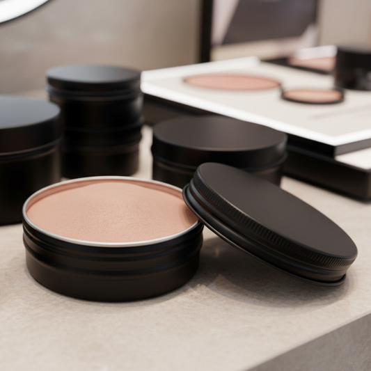 100gr Black Metal Screw Tin | SKU: BSJ-104