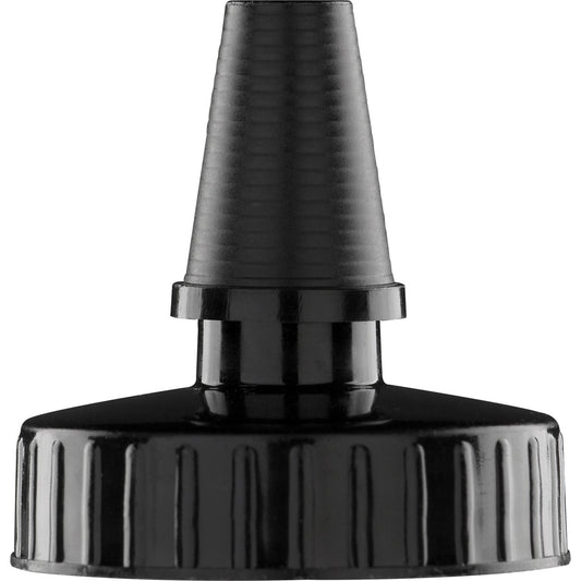 38/400 Black Spout Cap with reusable Tip | SKU: BSC-202