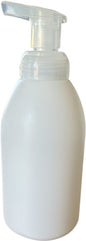 500ml White Foamer Bottle With Natural Pump | SKU: BSB-088