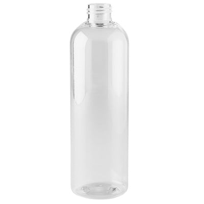 Bouteille PET transparente de 16 oz 28/410 SKU:BSB-003