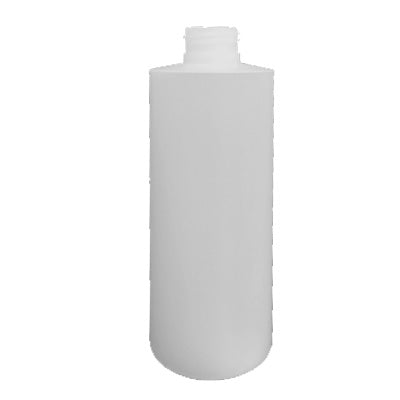 8oz Natural HDPE Cylinder 24/410   SKU:BSB-024