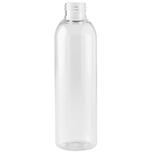 4oz Clear PET Bullet bottle 24/410 | SKU: BSB-055