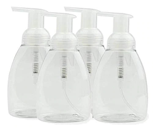 Bouteille de mousse transparente en PET de 250 ml avec pompe | SKU: BSB-116