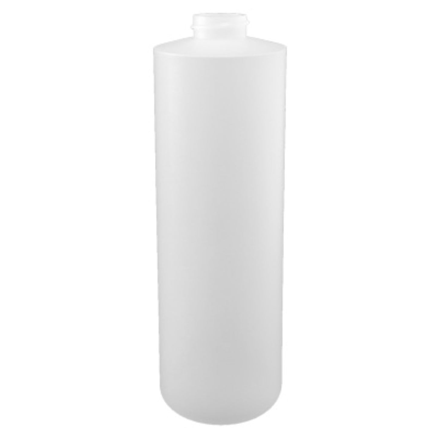 16oz Natural HDPE Cylinder 24/410   SKU:BSB-163