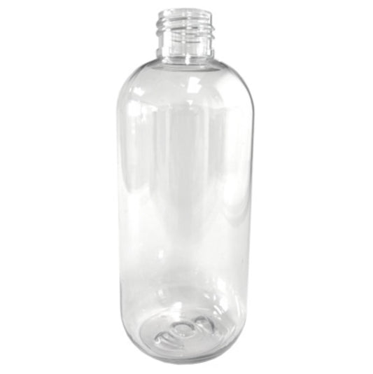 Bouteille ronde Boston PET transparente de 4 oz 20/410 SKU:BSB-196