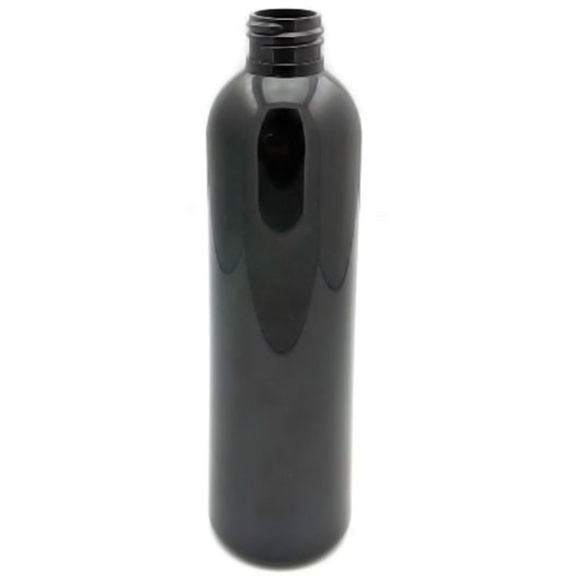 Bouteille en PET noire de 16 oz Cosmo Round 24/410 SKU:BSB-200