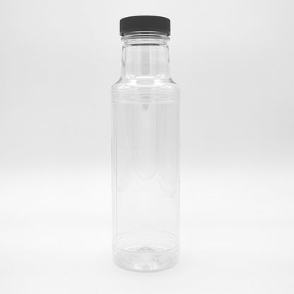 12oz Clear PET Parker Juice and Beverage Bottle with 38/400 Lined Cap  | SKU: BSB-209