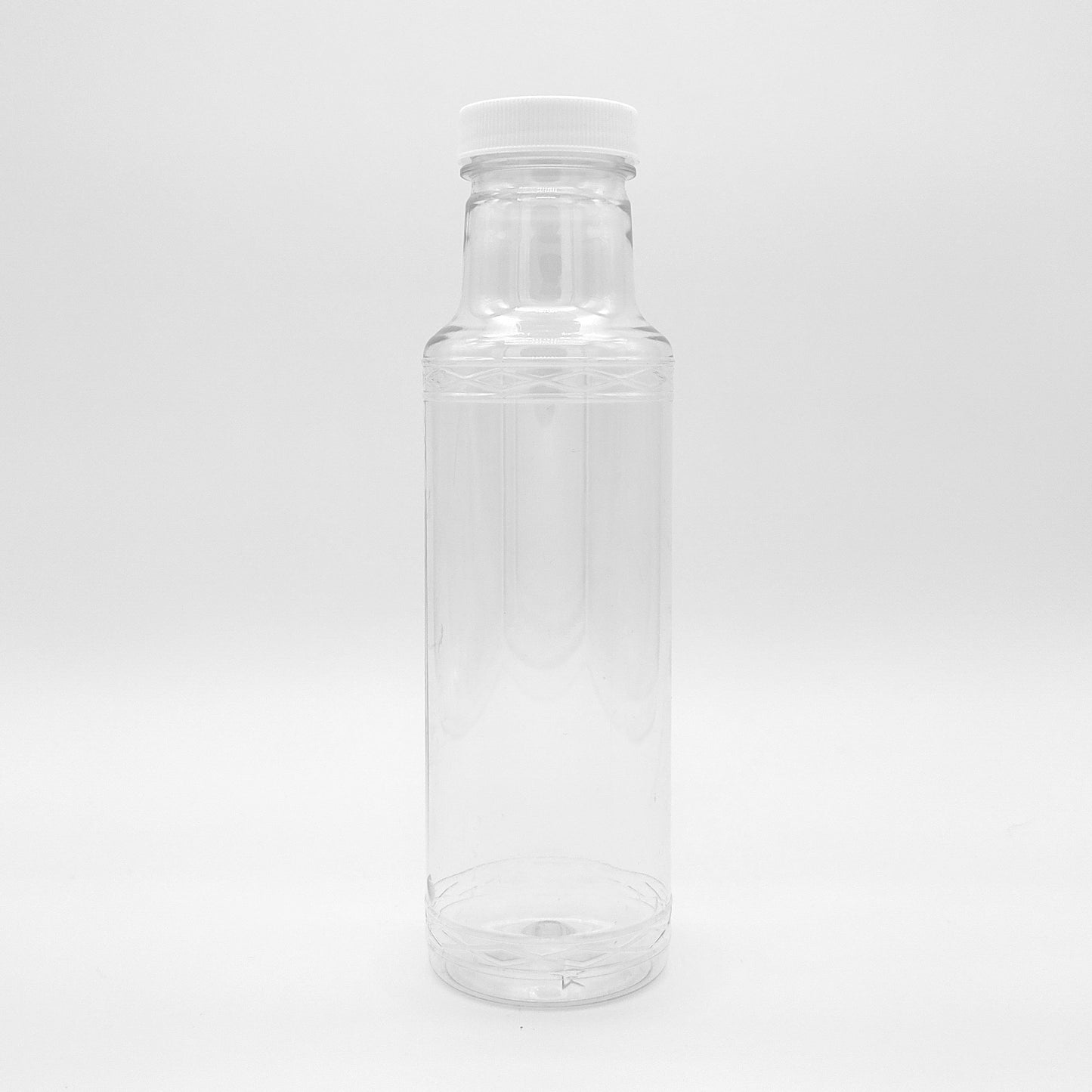 12oz Clear PET Parker Juice and Beverage Bottle with 38/400 Lined Cap  | SKU: BSB-209