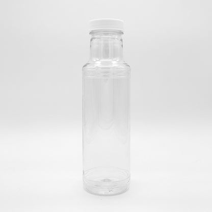 12oz Clear PET Parker Juice and Beverage Bottle with 38/400 Lined Cap  | SKU: BSB-209