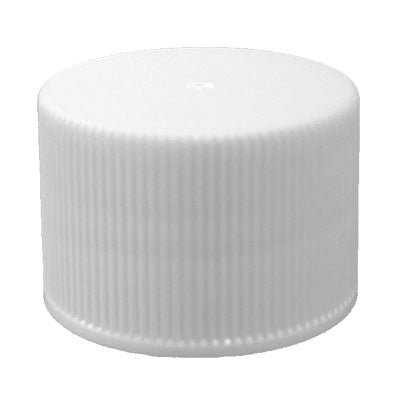 24/410 White Ribbed Lined Cap | SKU: BSC-015