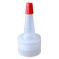 28/400 Natural Spout Cap with Red Tip   SKU:BSC-041