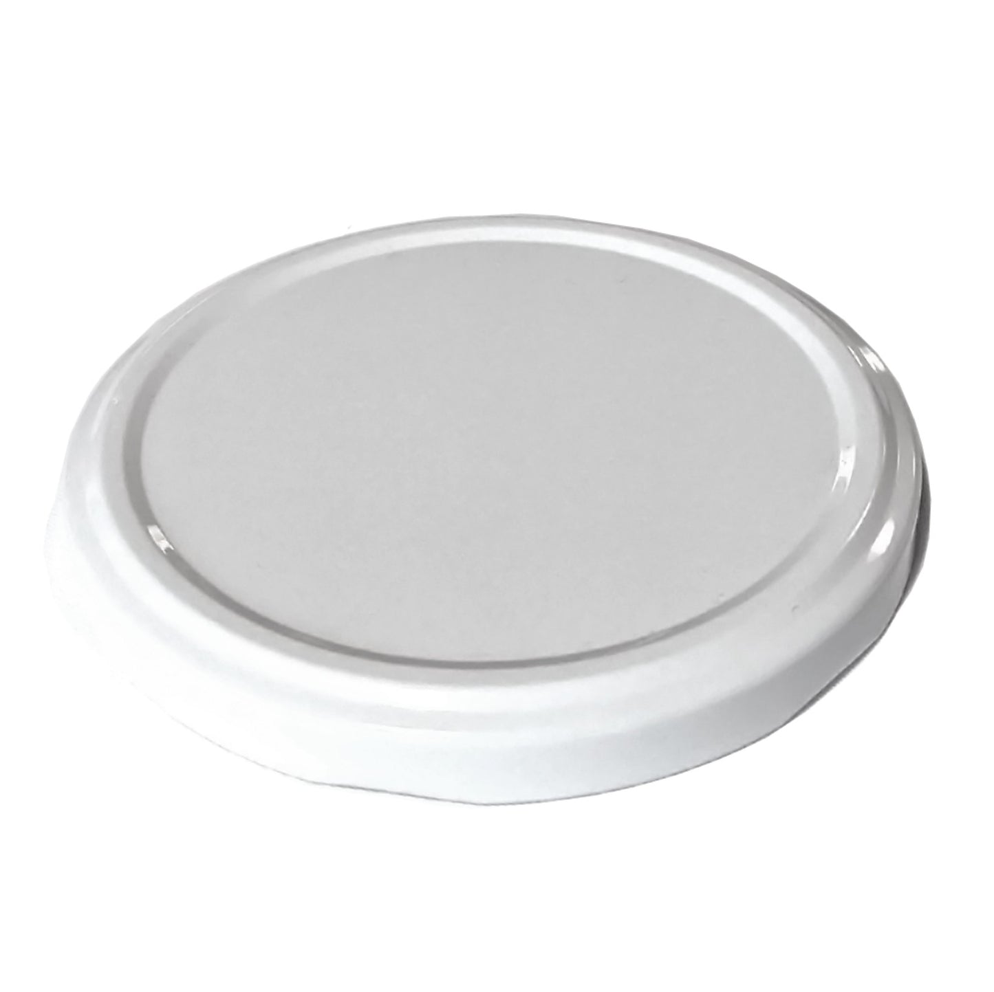 53mm Twist Metal White Cap   SKU:BSC-128