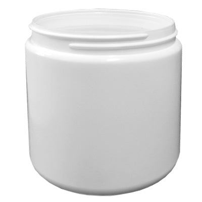 500ml White HDPE Jar 89/400   SKU:BSJ-004