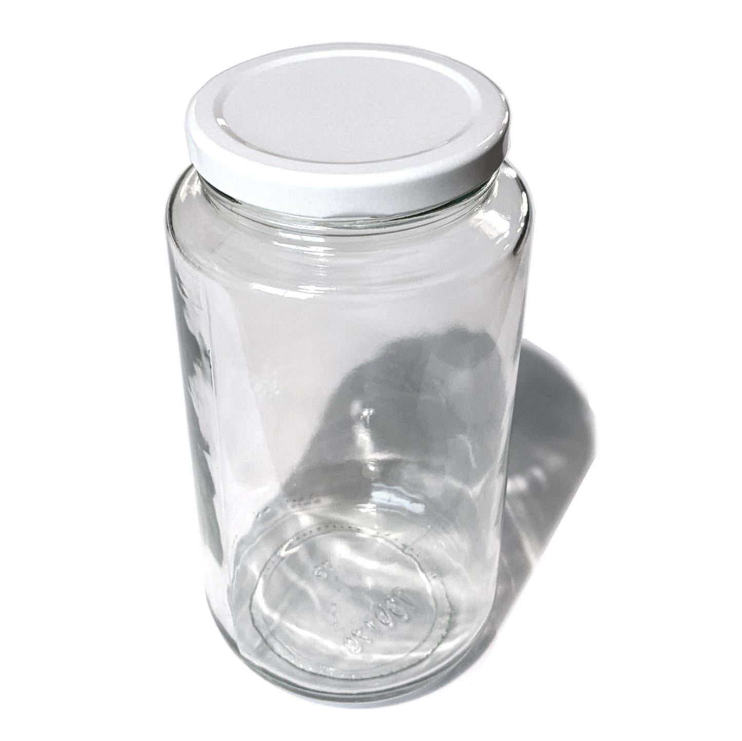 Bocal en verre transparent de 750 ml avec bouchon SKU:BSJ-009