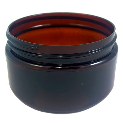 4oz Amber PET Jar 70/400   SKU:BSJ-013