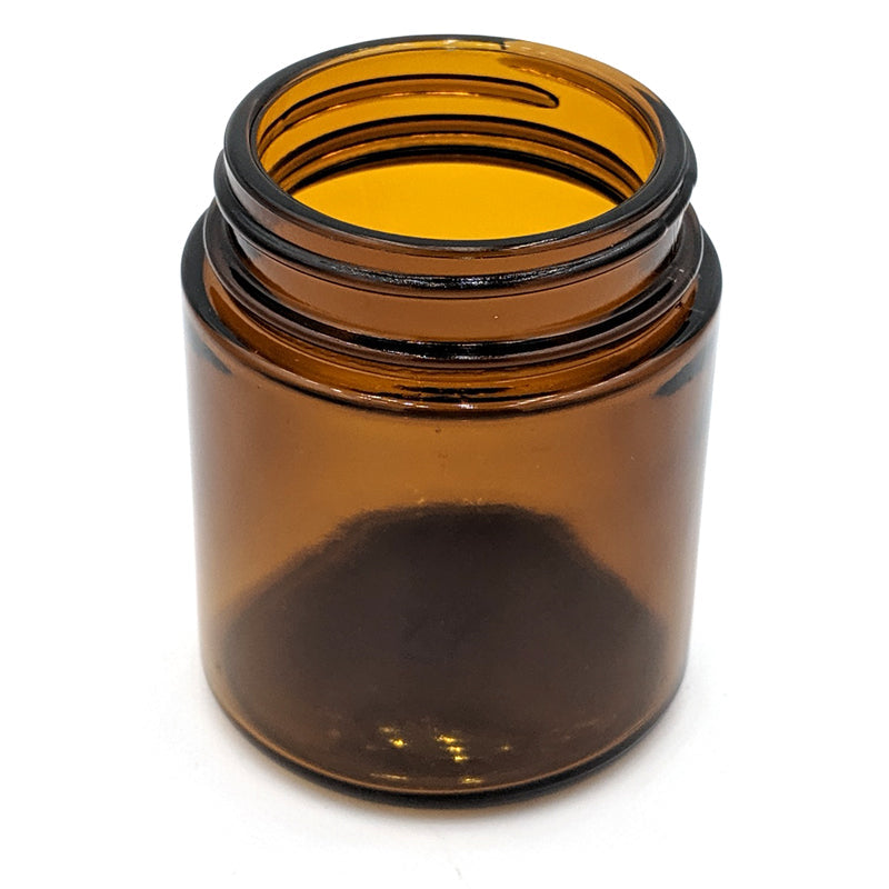 4oz Amber Glass Jar 58/400 | SKU: BSJ-033