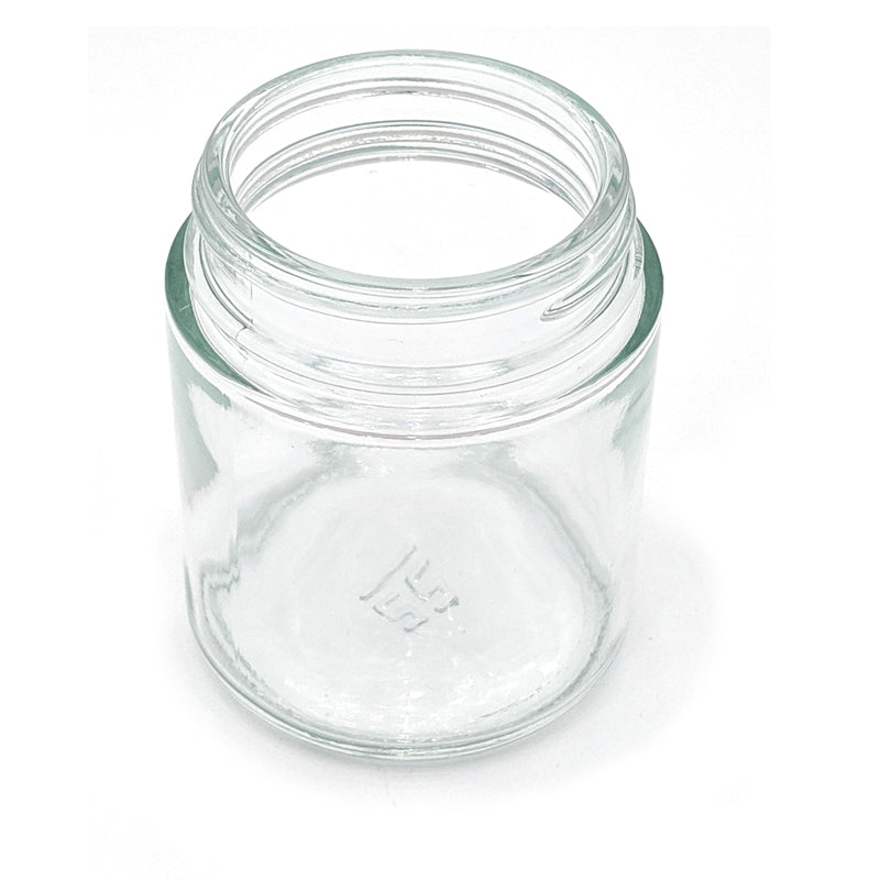 Bocal en verre transparent de 4 oz 58/400 SKU:BSJ-035