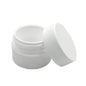 1/8oz White PP Jar with White Cap | SKU: BSJ-064