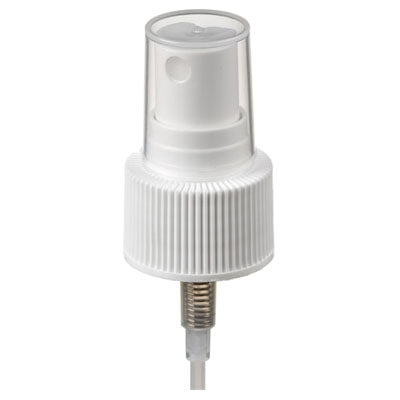 20/410 White Ribbed Mist Sprayer | SKU: BSS-001