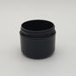 2oz Black PP Double Wall Round Base Jar with 58/400 Dome Cap | SKU: BSJ-007