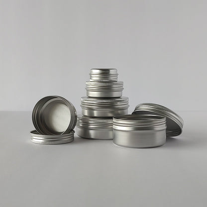 100gr Metal Screw Tin with Lid | SKU: BSJ-071