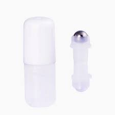 18MM Metal Roll-on Ball with White Cap 10ml-15ml-30ml-100ml   SKU:BSC-198