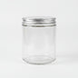 8oz Clear Glass Candle Jar with 70/400 Metal Lid | SKU: BSJ-036
