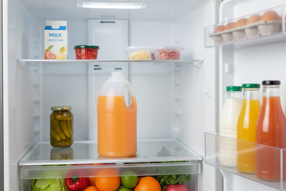 1LT Natural HDPE Bell Round Handle Bottle 28/400 | SKU: BSB-164